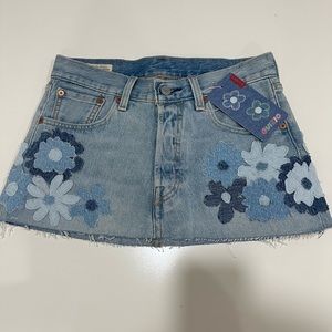 BNWT Levi’s x Guizio Denim Miniskirt XS